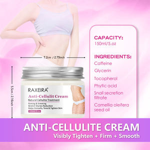 Crema Dimagrante <span class=keywords><strong>per</strong></span> Corpo e Stomaco con Etichetta Privata, Gel Brucia Grassi Anti-Cellulite Organico con Caffeina, 150ml - Product Image 6