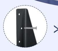 Support robuste sur mesure, support de comptoir, support industriel commercial pour étagères et bureaux