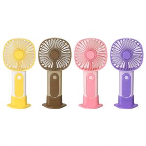 4 options de couleurs, sangle de suspension, avec base, peut être tenue ou placée sur la table, petit ventilateur portable - Product Image 2
