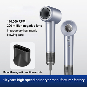 2024 yeni yükseltilmiş <span class=keywords><strong>Model</strong></span> 110000 Rpm yüksek hız fırçasız Motor Lcd saç kurutma makinesi Lcd ev negatif iyon Bldc saç kurutma makinesi fabrika - Product Image 3