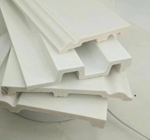 Panel de pared PS de alta calidad, rejilla de poliestireno, panel de pared acanalado PS de madera 3D - Product Image 1