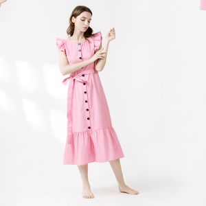 Las mujeres de moda casual al por mayor señoras de manga larga, Vestidos - Product Image 4