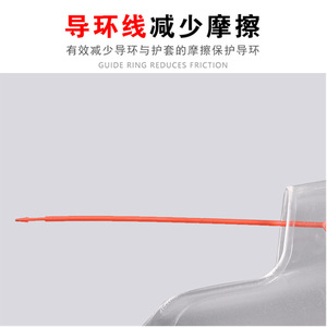 Capuchons de canne transparents pour la pêche en mer, accessoires de pêche en eau salée, en caoutchouc, pour la pêche en surfcasting, sur la plage et en mer - Product Image 2