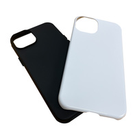 Coque vierge DIY 2-en-1 en TPU+PC pour sublimation, anti-traces de doigts, antichoc, personnalisable à chaud pour téléphone portable