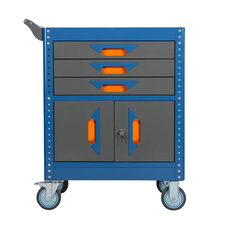 El nuevo diseño de desmontaje de gabinetes de herramientas de acero Trolley ahorra costos de flete