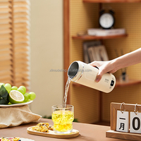 Tasse à eau chauffante électrique portable 220V, 4 vitesses, affichage de la température, mini tasse intelligente isolée, mug de voyage, bouilloire auto-chauffante