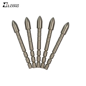 Pointes de flèche en acier inoxydable personnalisées ID4.2mm Pointes de flèche Bullet Tips 100-120gr Tir à l'arc Cible Pointe de flèche détachable - Product Image 5