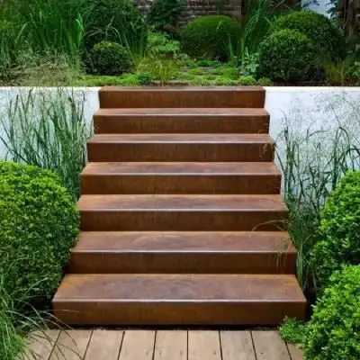 Outdoor Moderne Corten Staal Trappen