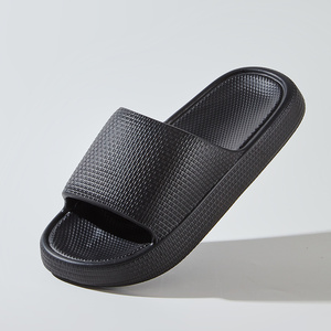 Claquettes compensées pour femmes en EVA ultra-douces avec texture diamantée, semelle épaisse absorbant les chocs et imperméables - Product Image 2