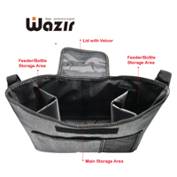 Fabricant de poussette portable pour bébé sac suspendu landau pour bébé organisateur de poussette sac à couches pour maman