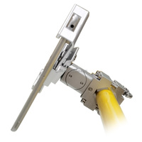 Support de montage de tuyau de tablette avec support de verrouillage de sécurité pour chariot à provisions pour ipad Air Pro 11/10.9/10.5/10.2/9.7/8.3/13/12.9 pouces