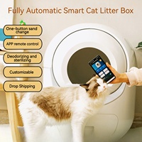 Bac à litière intelligent pour chat, autonettoyant, 65L, contrôle automatique par application, tiroir entièrement automatique, écologique, grande capacité
