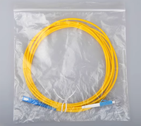 Factory Price LC / UPC - SC / UPC Single Mode Jumper Optical Fiber Communication Cable Simplex Fiber Patch Cord