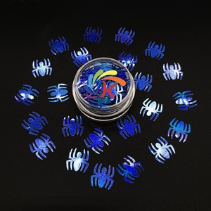 Halloween Combo forma di zucca Glitter all'ingrosso per la <span class=keywords><strong>decorazione</strong></span> rinfusa pipistrello Glitter decorazioni natalizie - Product Image 5