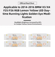 Liwiny pour X3 X4 F25 F26 14-16 : Feux de jour LED « Golden Eyes » et vente en gros de phares