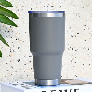 Modern 30oz Double Wall Insulated Car Cup Stainless Steel Travel Tumbler for Long Distance Drive - Product Image 1