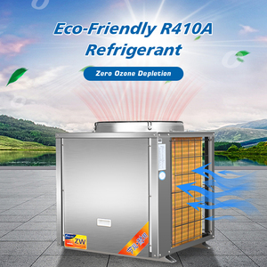 Calentador de Agua con Bomba de Calor de Aire R410A, Unidad de Calefacción Eléctrica Monobloque, Carcasa de Acero Inoxidable para Climas Fríos - Product Image 1