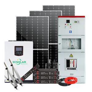 Xcsolar 30W 50W ~ 500W 700kw Fotovoltaïsch Paneel Lr4-72hph Op Het Dak Installeren Zonnestelsel Installatie Zonnepark Systeem