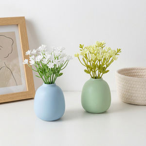 Fleurs artificielles Leafora Baby's Breath en plastique, 10 cm et moins, style 1, style 2 - Product Image 1