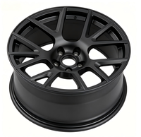 Jantes en alliage forgé noir satiné 20x9 pouces 5x115 pour Dodge Charger Challenger