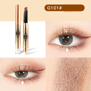 <span class=keywords><strong>GOVO</strong></span> Luminous Shine Crayon d'ombre à paupières Nacré Paillettes Contour Éclaircit le bâton d'ombre à paupières à double extrémité - Product Image 3