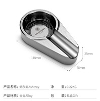 CIGARLOONG Deluxe Coupe-cigares en métal et briquet, ensemble avec cendrier portable, logo personnalisé, vente en gros, accessoires pour cigares de haute qualité