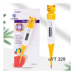 LANNX-termómetro Digital para bebés, uYT 328 OEM, precio bonito, con dibujos animados, axila, resistente al agua, punta Flexible - Product Image 1