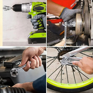 Llaves de Tubo Universales Ajustables, Herramientas Multifuncionales de 10-19 mm, Ajuste Automático, Amplia Compatibilidad con Brocas - Product Image 4