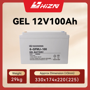 유지 보수 무료 딥 사이클 태양 전지 12v <span class=keywords><strong>100ah</strong></span> 젤 배터리 인버터 - Product Image 3