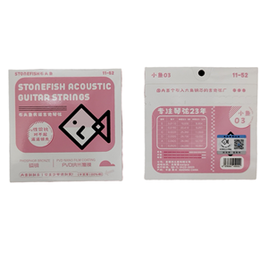 Juego de Cuerdas para Guitarra Acústica Folk Stonefish de Alta Calidad con Nano-Revestimiento Antióxido, 6 Cuerdas Completas y Accesorios - Product Image 2