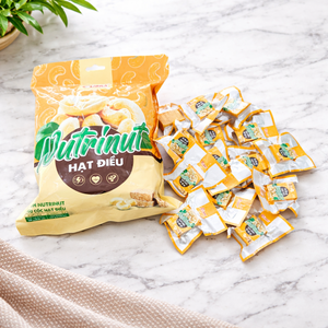 บิสกิตอัดเม็ดธัญพืชผสมเม็ดมะม่วงหิมพานต์ LIBRA NutriNut 195 กรัม ขนมเพิ่มพลัง รสชาติถั่วเข้มข้น กรอบอร่อย รับประกันคุณภาพ - Product Image 1