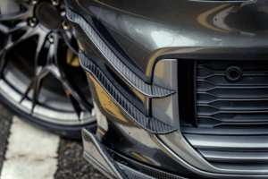 Nouveauté : Kit carrosserie en fibre de <span class=keywords><strong>carbone</strong></span> sèche préimprégnée, pièces automobiles, canards de pare-chocs avant pour AUDI A6 S6 C8 - Product Image 5