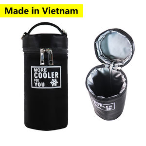 Sac isotherme pour bouteille d'eau fabriqué au Vietnam, porte-bouteille d'eau, Tyvek alimentaire avec bandoulière SLK20-005W motifs d'animaux Senda - Product Image 1