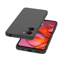 Téléphone portable noir mat Softcover TPU étuis de protection arrière pour téléphone portable pour Motorola Moto G05 E15