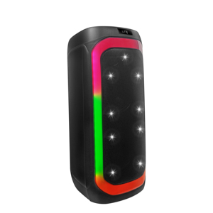 T OEM grande portátil LED intermitente doble 6,5 pulgadas venta al por mayor portátil LED Bluetooth al aire libre fiesta altavoz con luces <span class=keywords><strong>Flash</strong></span> - Product Image 2