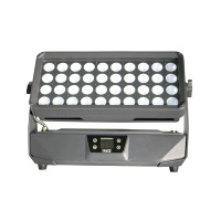 Projecteur LED ZY Haute Puissance 40x20W RGBW Ra80 en Alliage d'Aluminium, 50000 Heures, IP65, DMX512, Dimmable, pour Scène, Architecture Murale et Aménagement Paysager Extérieur