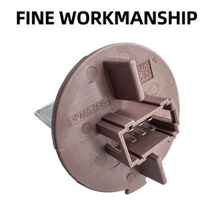 1609834880 เปอโยต์ 3008 ตัวต้านทานมอเตอร์โบลเวอร์ ตัวต้านทานความเร็วพัดลม ปลั๊กสีน้ำตาล อะลูมิเนียมแบบขอบเดี่ยว - Product Image 3