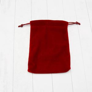 High Quality Jewellery Red Velvet <b>Pouch</b> Customized Best Jewelry Colour Velvet Bag <b>Drawstring</b> Gift <b>Pouch</b> - Product Image 2
