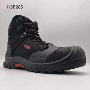 Chaussures de travail HY, <span class=keywords><strong>prix</strong></span> d'usine, qualité supérieure, tige en cuir nubuck, soutien de la <span class=keywords><strong>cheville</strong></span>, pour usine <span class=keywords><strong>chimique</strong></span>, anti-perforation et anti-choc, chaussures de sécurité HSB285 - Product Image 2