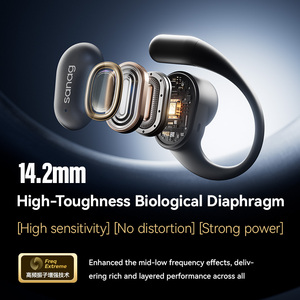 Audífonos Sanag C16S OWS de Conducción Ósea, Bluetooth 5.4, Sonido HiFi, Control por Aplicación, Audífonos Deportivos, Carga Rápida Tipo-C, 20+ Horas de Reproducción - Product Image 3