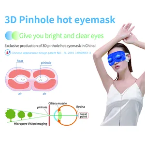 Nuovi prodotti 3D microporoso steam warmer eye compress mask warm sleep eye patch hot self hot warming maschere per occhi usa e getta steam