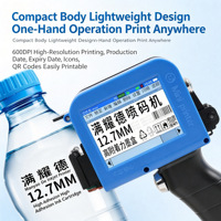Mini Impresora de Inyección de Tinta Portátil Multilingüe de 600 DPI para la Fecha de Producción de Envases de Alimentos y la Marca del Código QR