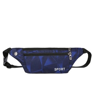 Riñonera Deportiva de Tela Oxford para Hombre, Color Azul Oscuro, Multifuncional, para Viajes al Aire Libre, Verano 2025 - Product Image 1