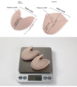 Fundas para <span class=keywords><strong>Punteras</strong></span> de <span class=keywords><strong>Ballet</strong></span>, Calcetines Medios Transpirables de Punto con Almohadilla Antideslizante para el Antepié - Product Image 5