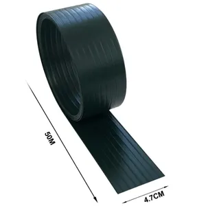 4.7cm x 50m IN PVC Rigido Striscia di Schermo Recinzione Privacy Recinzione del Giardino