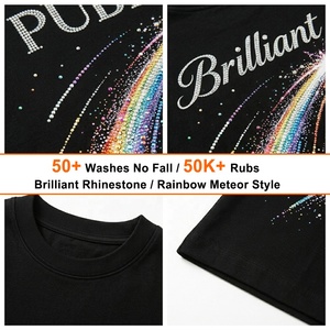 OEM/ODM T-shirts pour hommes de haute qualité, streetwear de luxe personnalisé, jersey, gilet orné de strass dessinés à la main, t-shirt sans manches à col rond pour hommes - Product Image 2