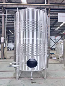SUS304 SUS316L 30HL 50HL 100HL Cooling System Cider Fermenter Tank 100L To 3000L Capacity Various Sizes Efficient Fermentation