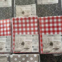 Nappe en PVC imprimée personnalisée de haute qualité Nappe ronde en plastique imprimée en PVC