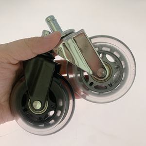 Rodízio de Plástico para Cadeira de Escritório <span class=keywords><strong>75MM</strong></span> Sem Haste - Product Image 3