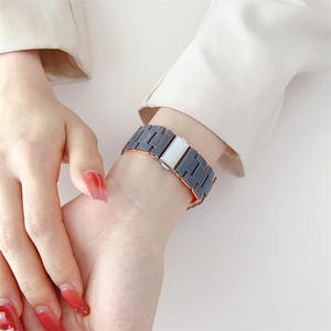 Lwatch Series 38/40/42/44/45mm Correa de reloj de resina inteligente de acero inoxidable - Product Image 5